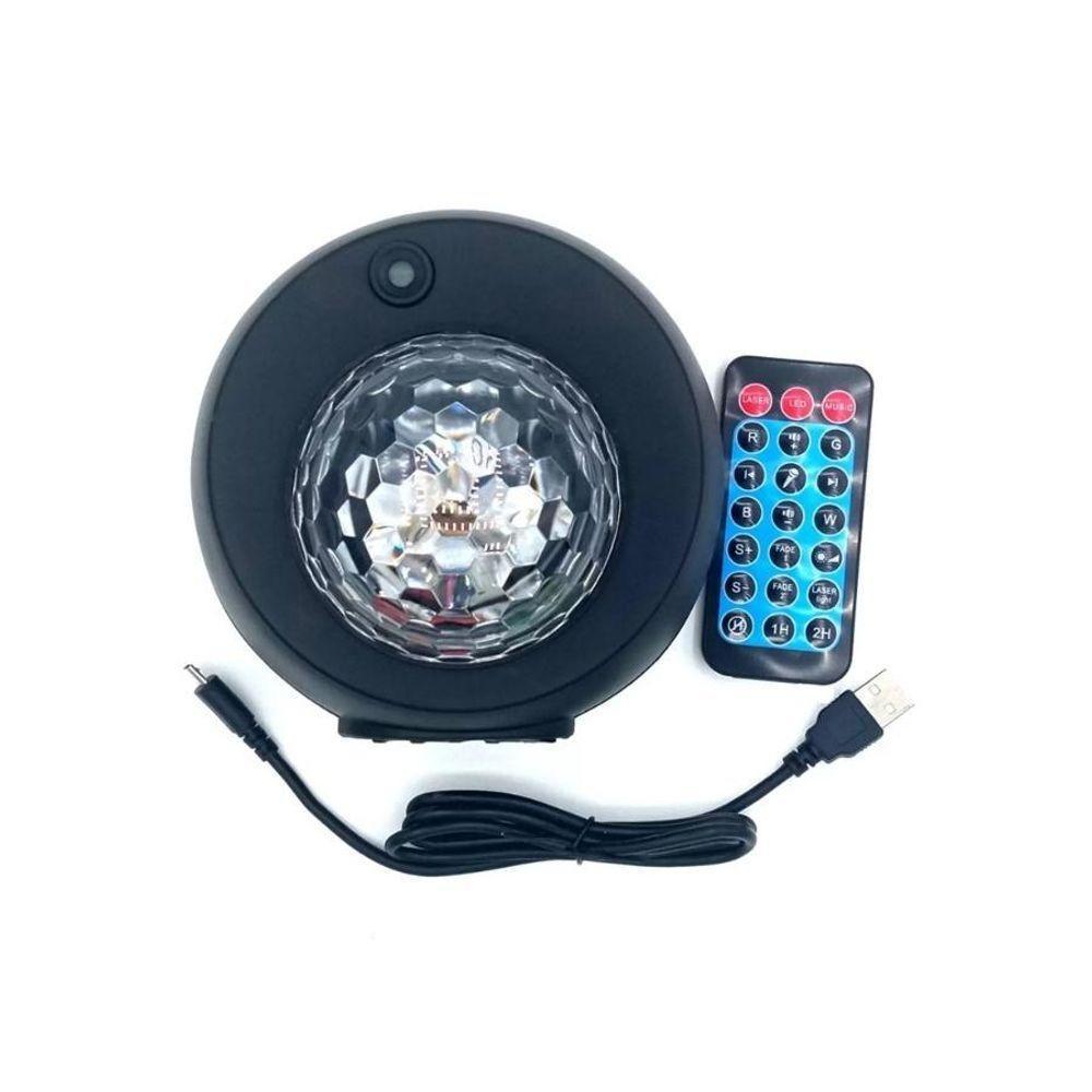 Luminaria Abajur Projetor Estrelas Galaxia Caixa De Som Bluetooth Rgb - 2