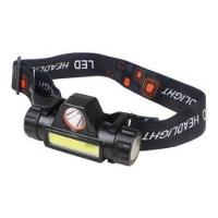 Lanterna De Cabeça 1 Led Com Sinalizador High Power Headlamp - 4