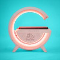 Caixa De Som Bluetooth Carregamento Por Indução Luminária Bluetooth Portátil - 3