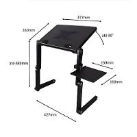 Suporte Mesa Portátil Dobrável Para Notebook Regulável - 2