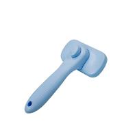 Rasqueadeira Removedor Tira Pelos Pet Animais Cachorro Gato Azul - 3