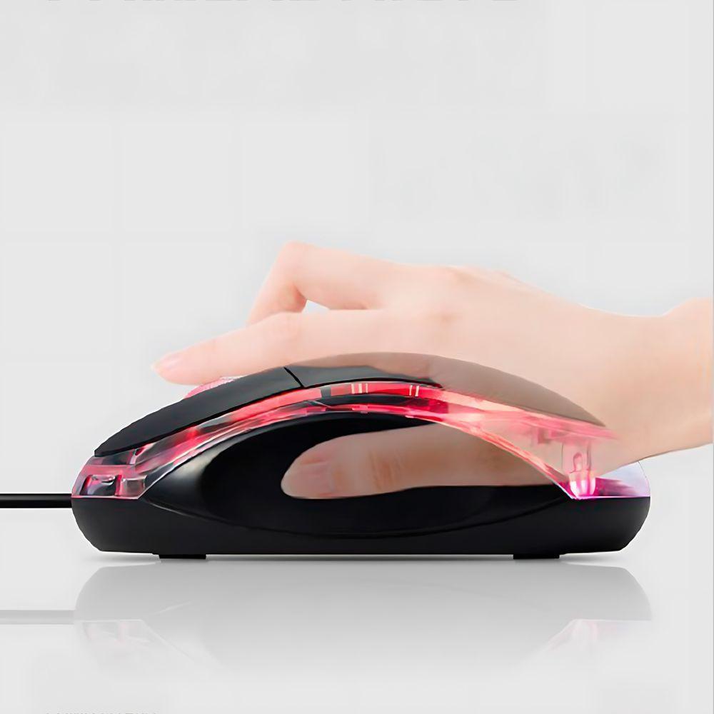 Mini Mouse óptico Com Fio Usb Computador Notebook Pc - 3