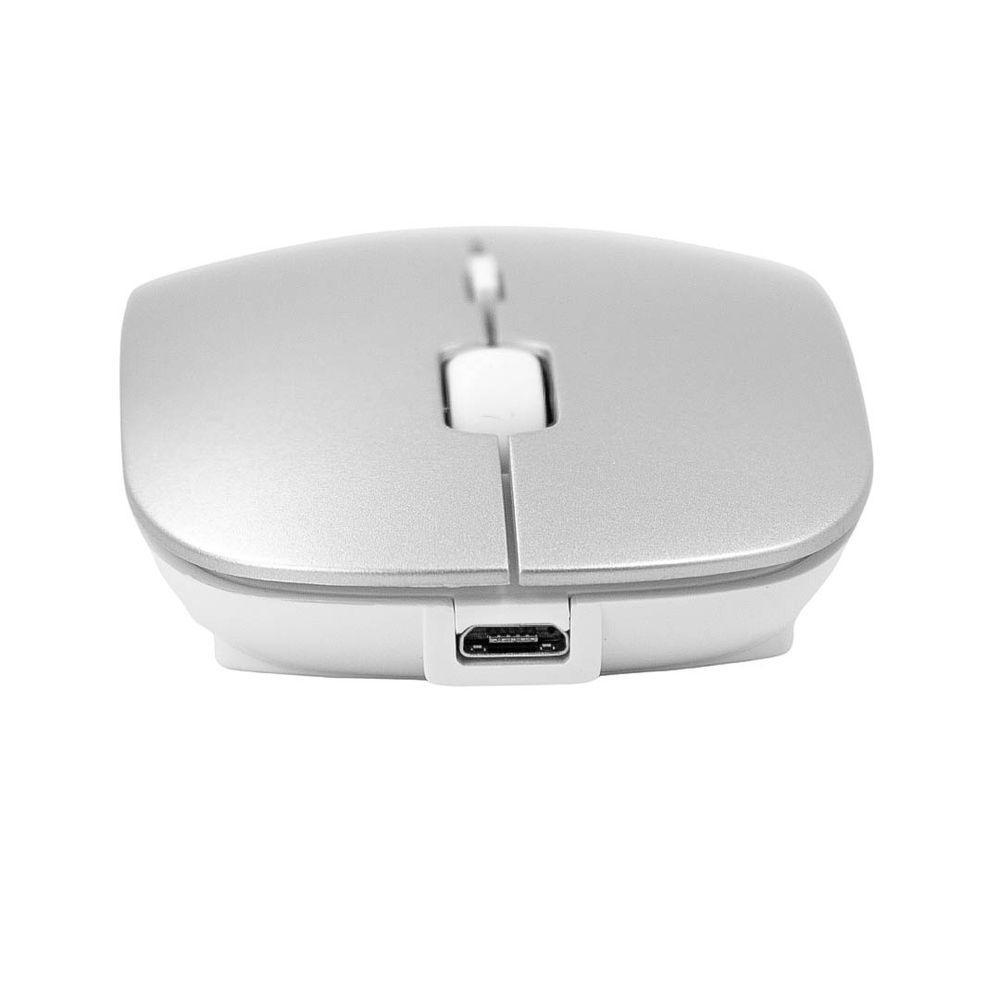 Mouse Sem Fio 2.4ghz Recarregável Usb Ergonômico Wireless Branco - 6