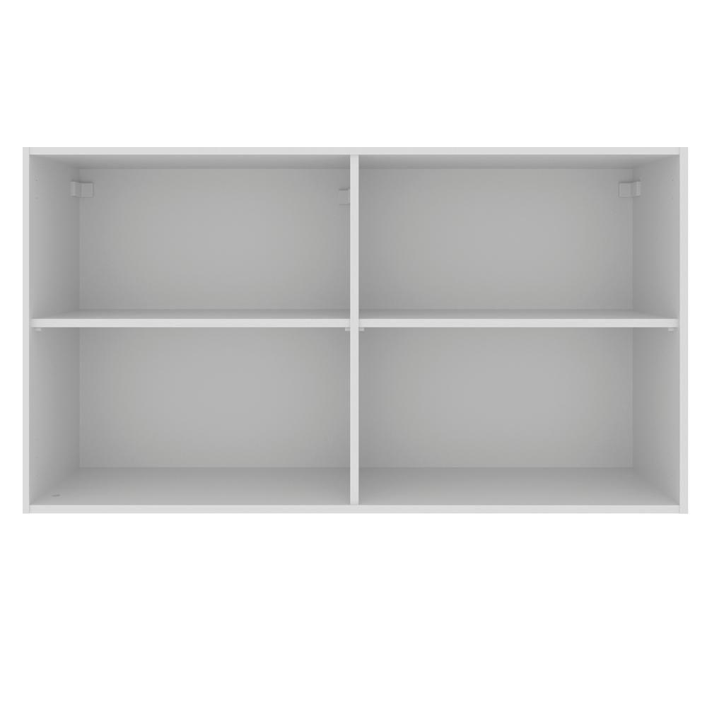 Armário Aéreo Madesa Stella 120 Cm 2 Portas - Branco - 9