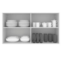 Armário Aéreo Madesa Stella 120 Cm 2 Portas - Branco - 6