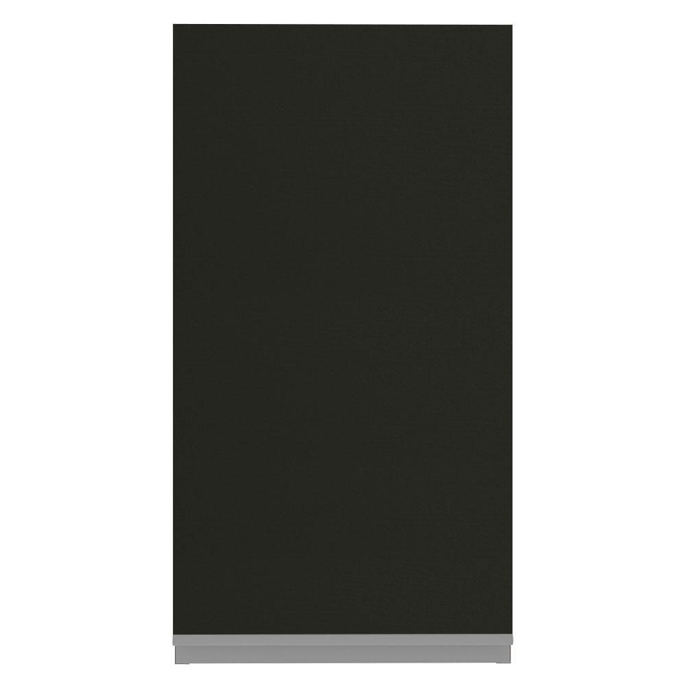 Armário Aéreo Glamy 35cm 1 Porta Rustic Preto - 10