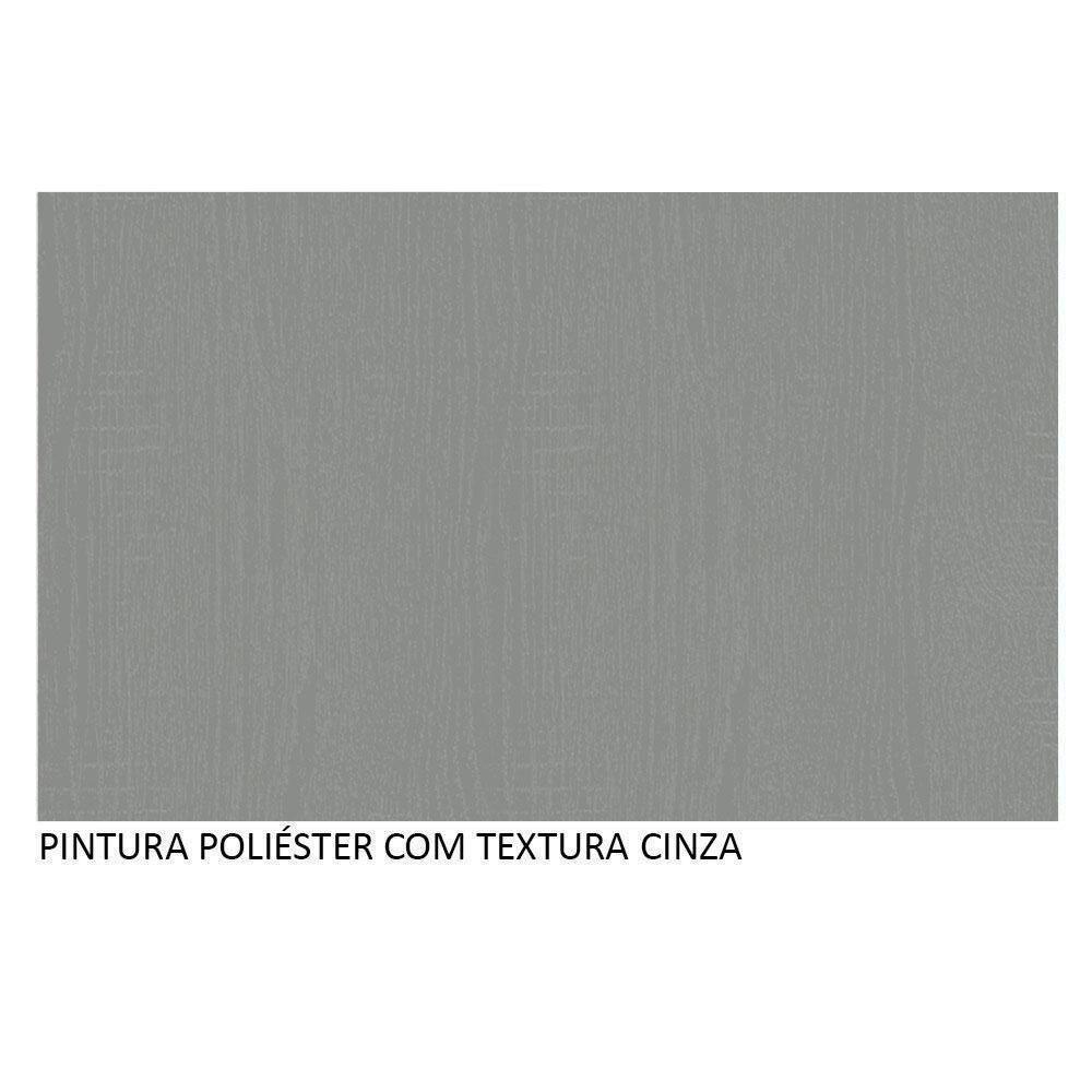 Armário De Cozinha Compacta 120cm Cinza Nice 02 Cinza - 3