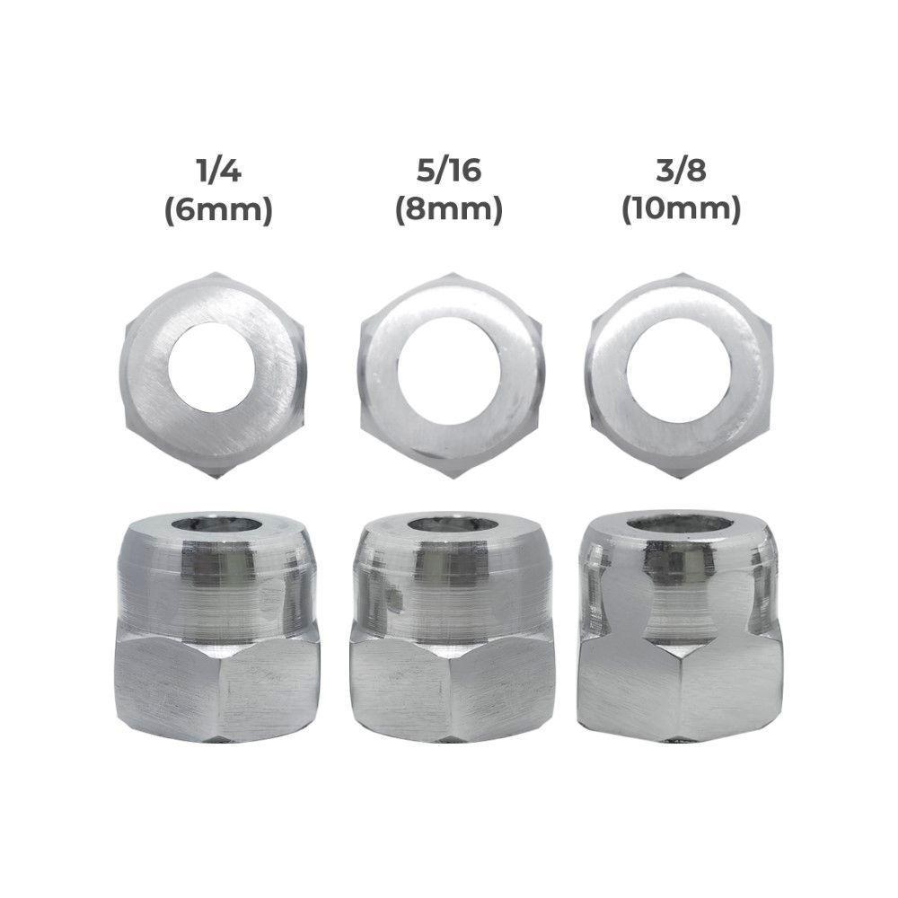 Registro Adaptador Para Filtro De água Purificador Universal Parede Cromado 1/4 De Volta - 3