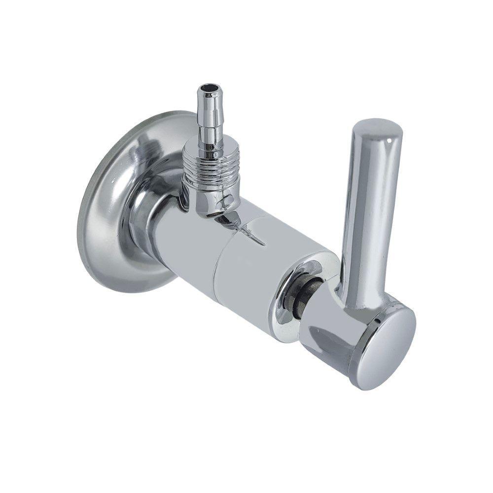 Registro Adaptador Para Filtro De água Purificador Universal Parede Cromado 1/4 De Volta - 7