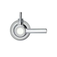 Registro Adaptador Para Filtro De água Purificador Universal Parede Cromado 1/4 De Volta