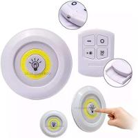 Kit 3 Lâmpadas Luminária Led Controle Sem Fio
