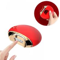 Cortador Unha Mini Lixa Elétrica Automático Recarregável Usb Vermelho - 2