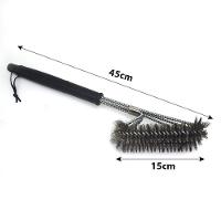 Escova Limpa Churrasqueira Grelha Cerdas De Aço Grill Espeto Churrasco - 5