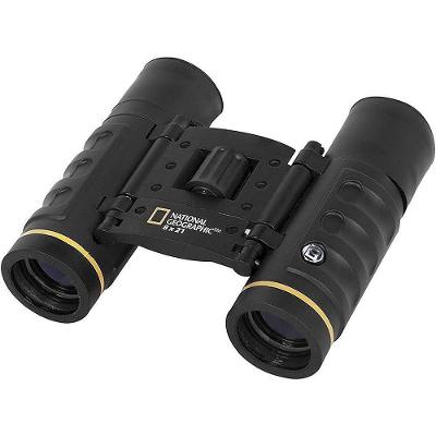 National Geographic - 8X21 Binóculos De Prisma Dobrável No Telhado - Preto-80-10821Cp