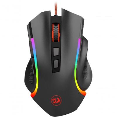 Vermelho Ragon Griffin M607 Mouse óptico Com Fio Para