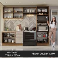 Armário De Cozinha Completa 270cm Rustic/crema Agata Madesa 08 Rustic/crema - 7