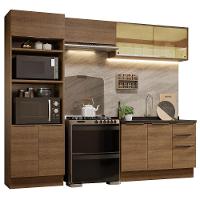 Armário De Cozinha Completa 270cm Rustic Stella Madesa 06 Rustic - 10