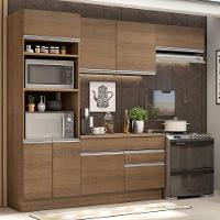 Armário De Cozinha Completa 270cm Rustic Glamy 14 Rustic - 1