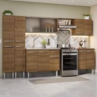 Armário De Cozinha Completa 293cm Com Pia Rustic Emilly Madesa 06 Rustic - 1