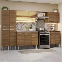 Armário De Cozinha Completa 293cm Com Pia Rustic Emilly Madesa 07 Rustic - 1