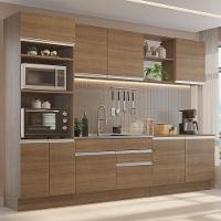 Armário De Cozinha Completa 310cm Rustic Glamy 02 Rustic - 1