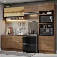 Armário De Cozinha Completa 270cm Rustic Stella Madesa 07 Rustic - 1