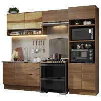 Armário De Cozinha Completa 270cm Rustic Stella Madesa 07 Rustic - 10