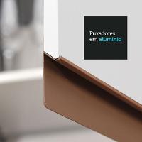 Armário De Cozinha Completa Madesa Reims 260001 Com Balcão E Tampo Branco - 5