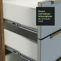 Balcão 40Cm 3GVT Rustic/Cinza Lux Madesa Rustic/Cinza - 6