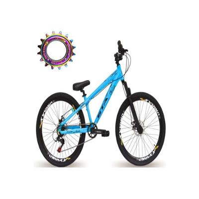 Bicicleta Aro 26 Freeride Gta Rebel Azul Single Freio Hidráulico