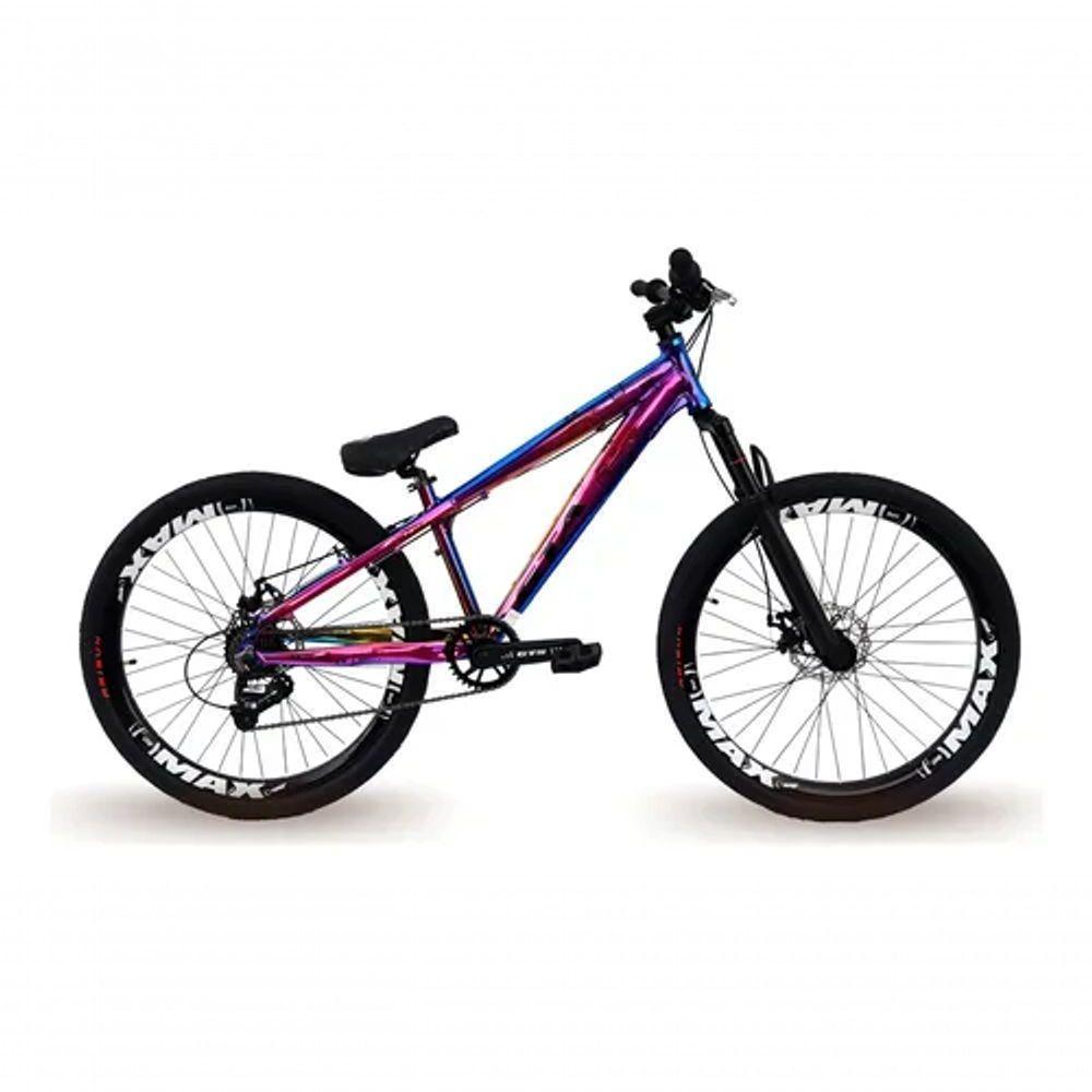 Bicicleta Aro 26 Freeride Gta Rebel Camaleão 1x7v Câmbio Shimano - 1