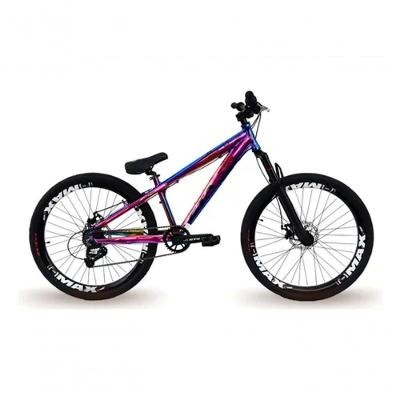 Bicicleta Aro 26 Freeride Gta Rebel Camaleão 1x7v Câmbio Shimano