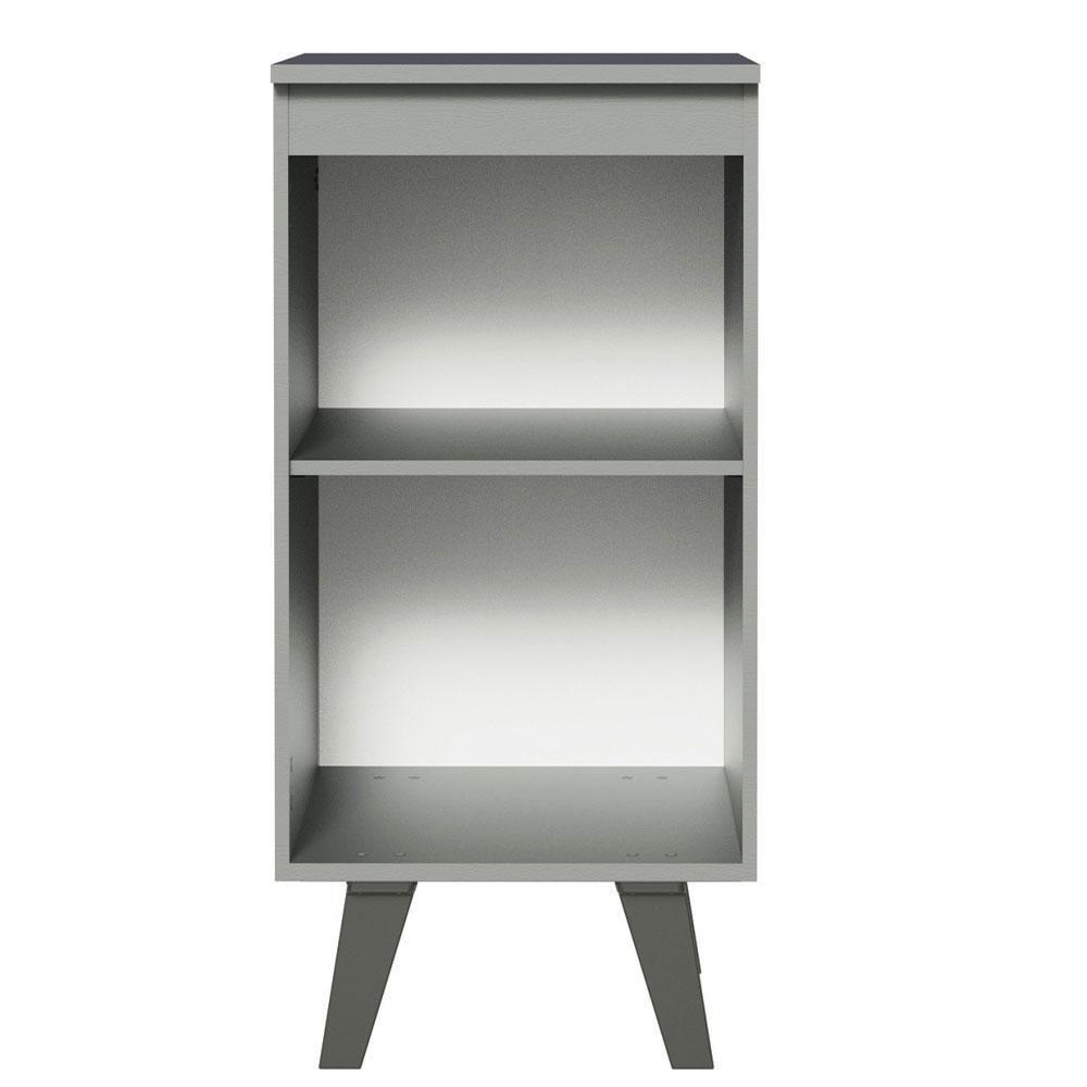 Balcão 40 Cm 1 Porta Com Pés Cinza Nice Madesa Cinza - 6