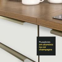 Balcão 40 Cm 1 Porta (sem Tampo) Rustic/Branco Veludo - 7