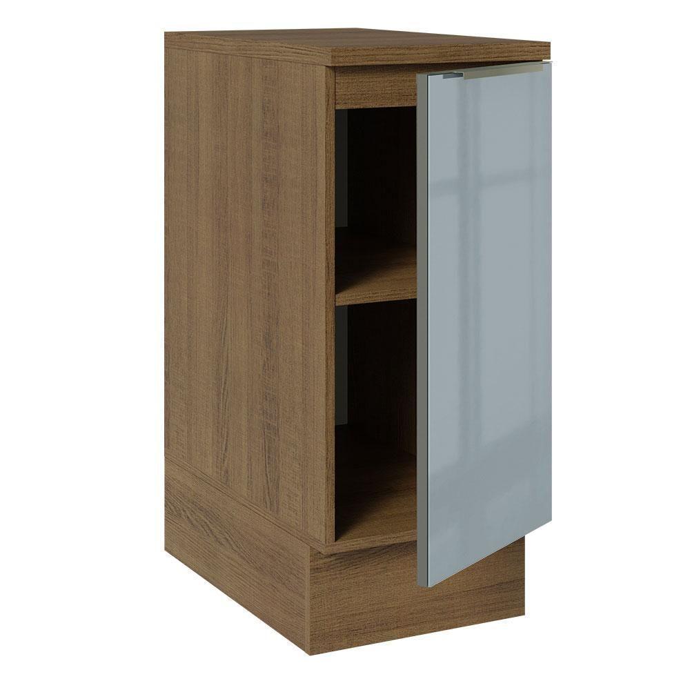 Balcão 35Cm 1PTA Rustic/Cinza Lux Madesa Rustic/Cinza - 7