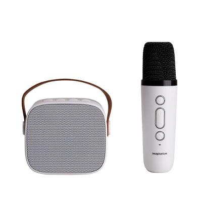 Mini Karaoke E Microfone Branco