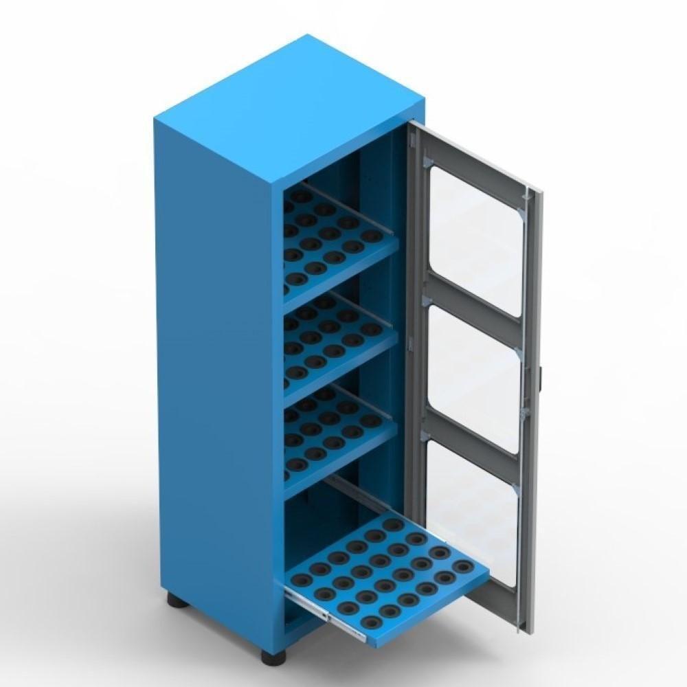 Armário Com 4 Prateleiras Porta Cone Iso30 Porta Visor De Acrilico Para 96 Pecas Arm057a Cmb - 3