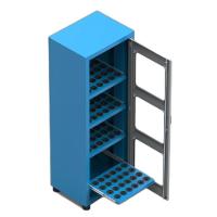 Armário Com 4 Prateleiras Porta Cone Iso30 Porta Visor De Acrilico Para 96 Pecas Arm057a Cmb - 1