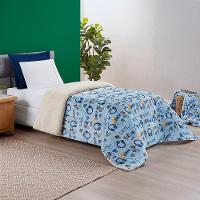 Edredom Coberdrom Diverkids Solteiro Sherpa Toque Lã Carneiro - Game - 1