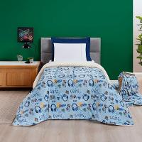 Edredom Coberdrom Diverkids Solteiro Sherpa Toque Lã Carneiro - Game - 4