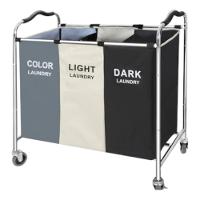 Cesto De Roupa Suja Separação 3 Cores - 1