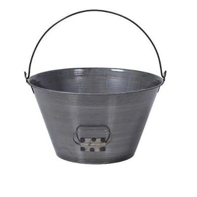 Balde De Chapa Verniz Para Pedreiro 10 Litros - Baldebras