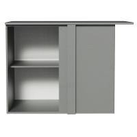 Balcão De Canto 1 Porta Suspenso Cinza Nice Madesa Cinza - 7