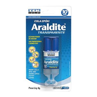 Araldite Epóxi Transparente 6 Gramas Com Aplicador - Tekbond