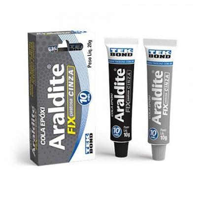 Araldite Epóxi Pastoso Cinza 20 Gramas - Tekbond