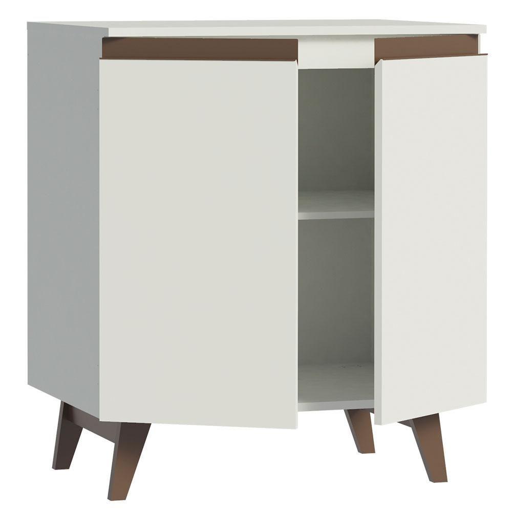 Balcão Cantinho do Café Reims 2 Portas Branco Madesa - 2