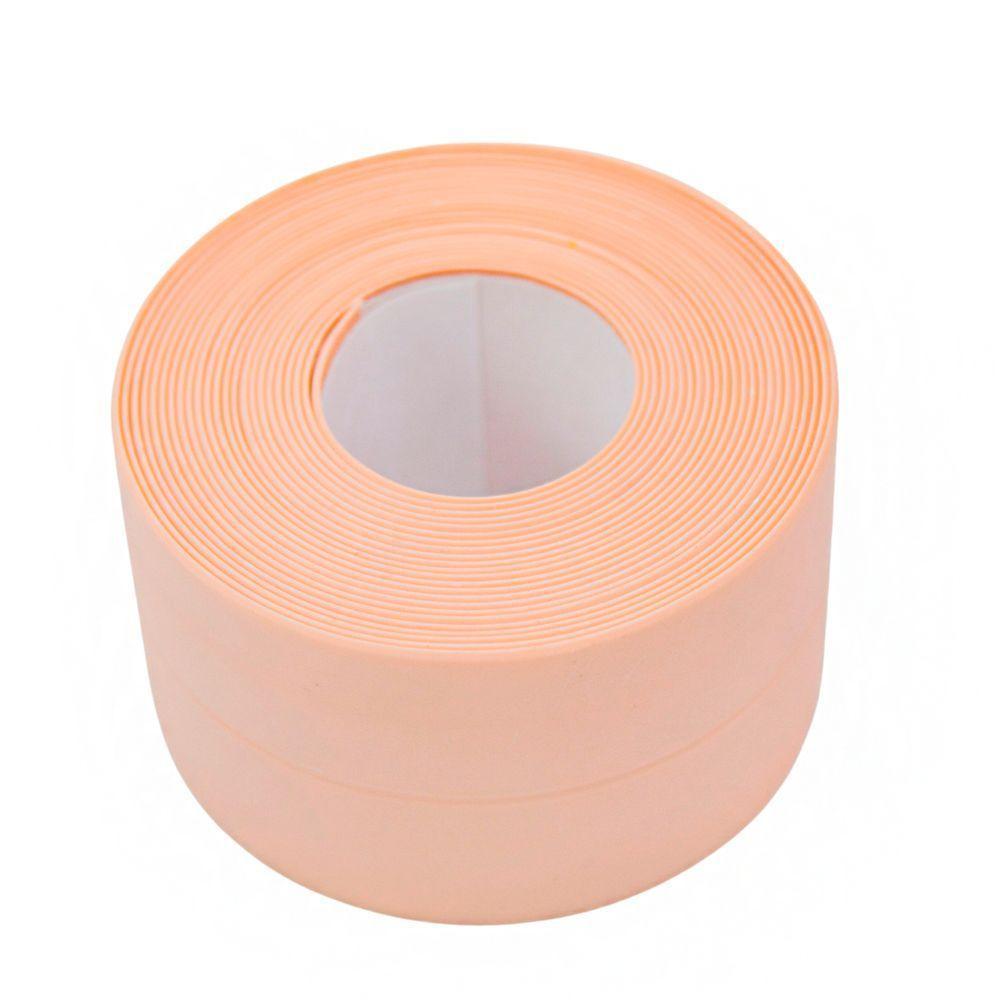 Fita De Vedação Adesiva Porta Janela Protetor 3 Metros X 3,5cm Rosa Claro - 2