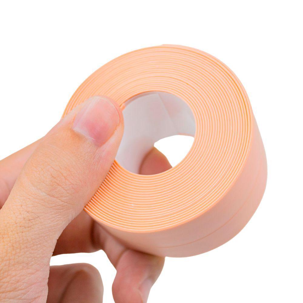 Fita De Vedação Adesiva Porta Janela Protetor 3 Metros X 3,5cm Rosa Claro - 3