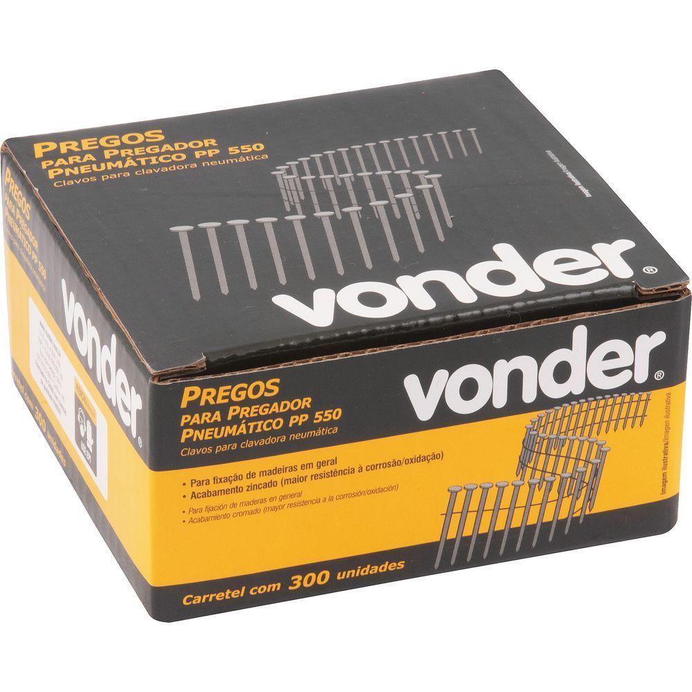 Prego Ardox 50mm Carretel 300 Pçs P- Pregador Pp 550 Vonder - 1