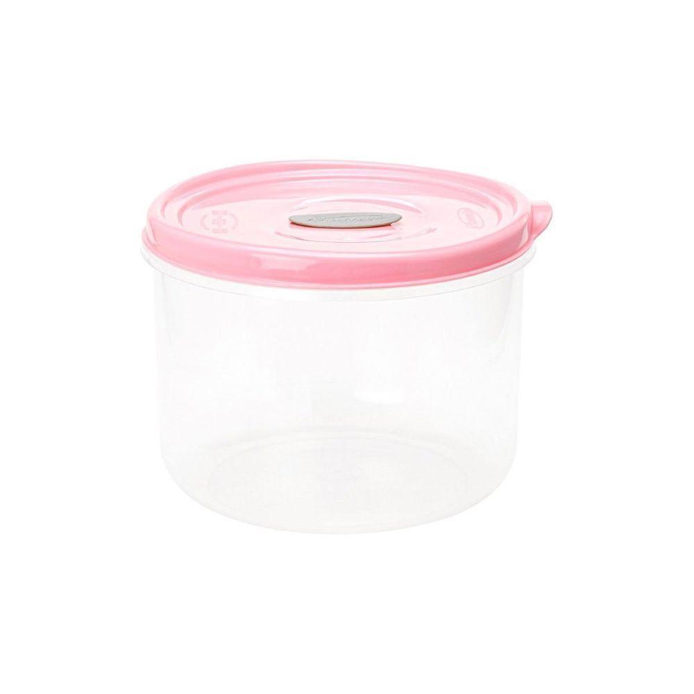 Pote Redondo 11cm De Altura Para Microo-ndas E Freezer Com Válvula 1,75l - Linha Wave Plasvale Branco - 3